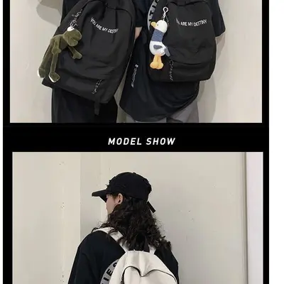 Schulrucksack Damen koreanische Version Harajuku Ulzzang Oberschülerin Rucksack Herren Ins Schüler Mittelschüler Universitätsstudent vielseitiger Rucksack