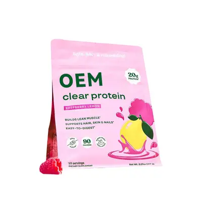 Şeffaf İzole Whey Protein Tozu, Özel Etiketli Spor Takviyesi - 6