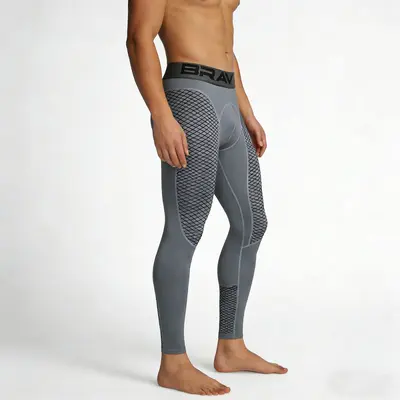 Herren Fitnesshose, Stretch, schnelltrocknend, Kompression - 2
