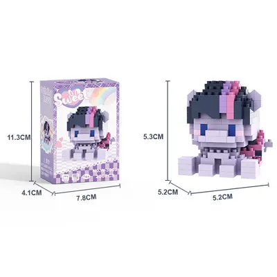 Compatible Lele Pony Cartoon Figure Building Blocks Set, Educational Toy for Girls - 10