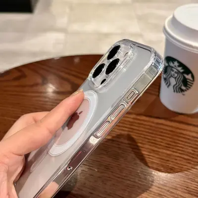 iPhone 17 Pro Max Clear MagSafe Magnetic Acrylic Case