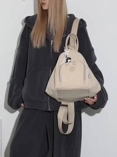 Beixiang Damentasche, wasserdicht, multifunktional, Rucksack und Umhängetasche - 5