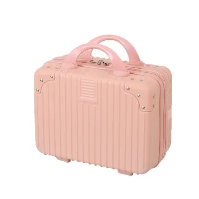 Factory Direct Sales 14 inch Small Suitcase, Luggage, Wedding Gift Box, Tool Bag, Lightweight Carry-on Trolley, Cosmetic Case