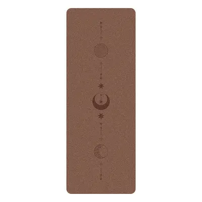 Natural Rubber Yoga Mat with PU Coir Surface, Non-Slip, 6mm - 5