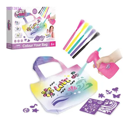 Kinder-DIY-Spritz-Plüschtasche und Schal Lernspielzeug als Geschenk