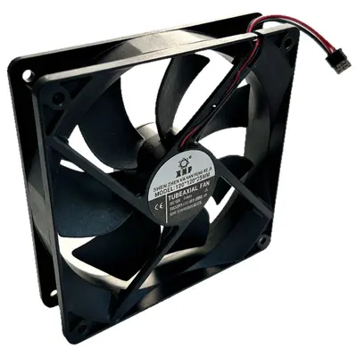 12038 soğutma fanı endüstriyel 12v24v48v DC eksenel akış fanı şasi kabini otomasyonu için akıllı ekipman