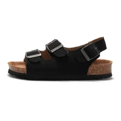 Children's Cork Sandals, Single-Strap Slides, Korean Style Double-Ring - 7