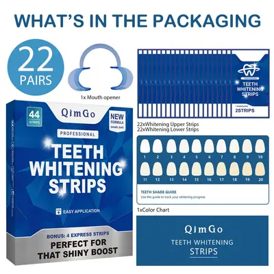 PAP whitening strips non-peroxide customizable