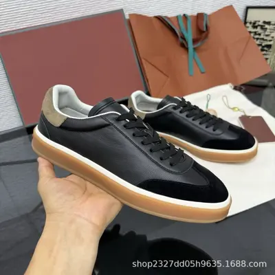 2026LP1:1 Herren-Schnürschuhe aus echtem Leder, Freizeitschuh - 10