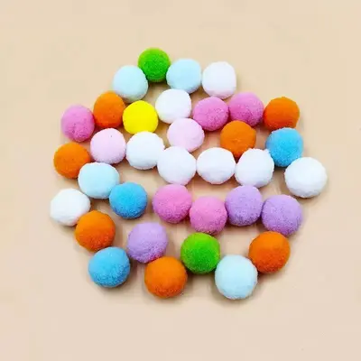 Flauschball-Schussgewehr Katzenspielzeug, elastische Bälle - 10