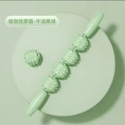 按摩棒狼牙棒滚轴健身筋膜棒腿部肌肉放松滚轮小腿瑜伽拉伸 - 9