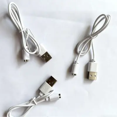 USB Manyetik Şarj Kablosu Düz Başlık 4-10mm Aralık Elektrikli Diş Fırçası Yüz Temizleme Cihazı Güçlü Manyetik Şarj Kablosu