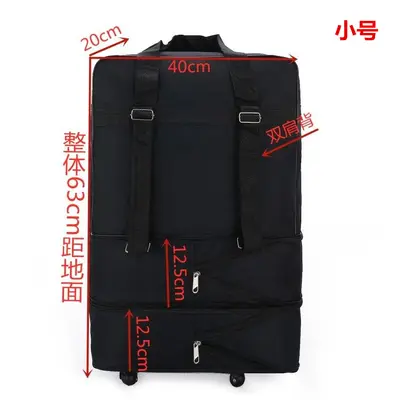Large capacity portable Oxford fabric luggage travel bag 158 mobile air-controlled bag waterproof - 7