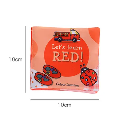 Baby Early Learning Cloth Book, Visual Stimulation for Newborns - 5