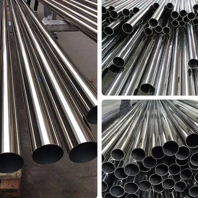 201 Stainless Steel Round Welded Decorative Pipe - 5