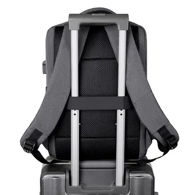 Men's Business Travel Laptop Backpack, Large and Small - 4