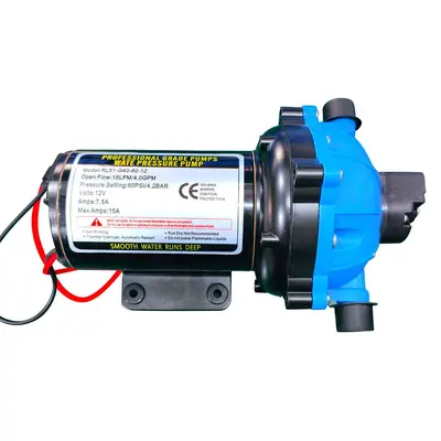 Miniatur-Gleichstrom-Hochdruckmembranpumpe 24V Sprüher Autowäsche Bewässerung Autowaschpumpe 12V selbstansaugende Druckerhöhungswasserpumpe