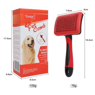 Evcil hayvan tarağı, iğneli bakım tarağı, köpek ve kedi için - 11