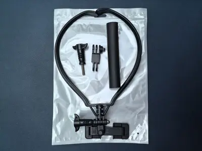 Boyun askılı telefon tutucusu, yatay ve dikey çekimler arasında bir saniyede geçiş, spor kameraları için tembel stand, silikon evrensel stand. - 10