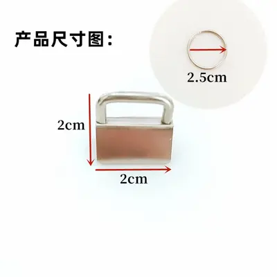 20mm metal tail clip for bag webbing straps