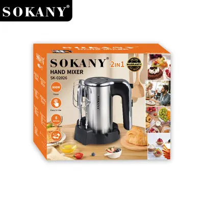 SOKANY跨境二合一打蛋器电动家用烘焙手持式奶油和面打发器搅拌机 - 7