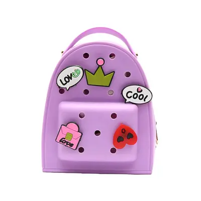 Cartoon Print Bucket-Shaped Backpack for Women - 4