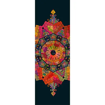 Yoga matı havlusu, ultra ince lif, kaymaz, ter emici - 12