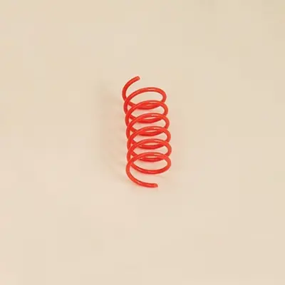Farbiges Federspiral-Katzenspielzeug 4er-Set, bissfest - 10
