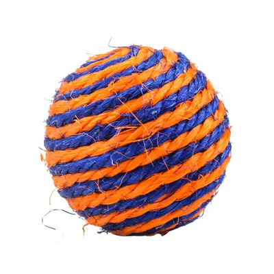 Sisal Rope Cat Toy Ball, Scratching and Teasing - 6