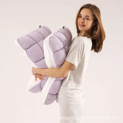 Cooling Puff Pillow with High-Elasticity Fiber Core, Side Sleeper - 13
