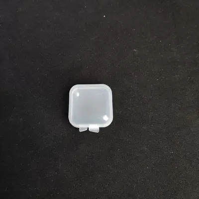 3.5 Son derece şeffaf küçük kare kutu taşınabilir kulak tıkacı kutusu PP saklama kutusu olta kutusu mini küçük kapaklı kutu küçük plastik kutu - 6