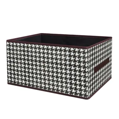 Foldable storage box clothing organizer