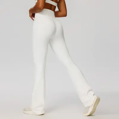 Micro-Flare Yoga Pants, Quick-Dry High-Waist, Model 52338 - 7