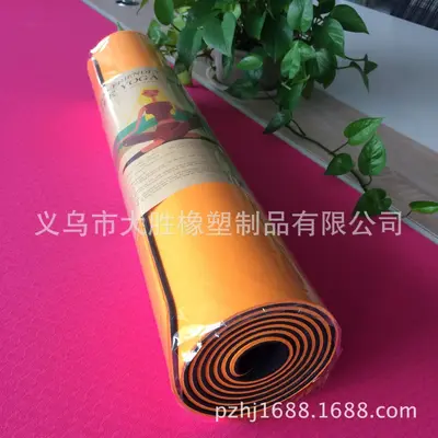 TPE-Yogamatte 8mm, zweifarbig, 183x61 cm - 10