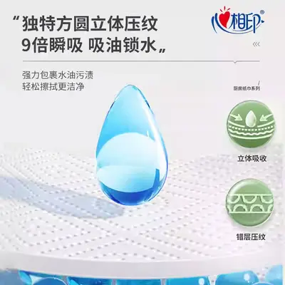 Xinxiangyin 3 Pack 1 Kitchen Paper Disposable Oil-Absorbing and Water-Absorbing Affordable Home Cleaning Paper Towels