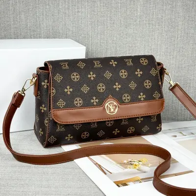 Damen-Handtasche mit Struktur, koreanischer Stil, Umhängetasche - 4