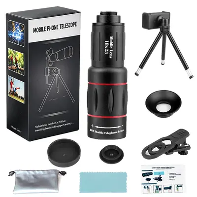 Sınır ötesi toptan 18X 28X 36X cep telefonu harici telefoto lens yüksek çözünürlüklü monoküler teleskop konser fotoğrafçılığı - 8