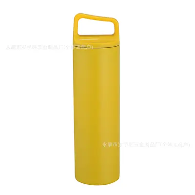 New Minimalist 304 Stainless Steel Handheld Straight Cup Double-Wall Vacuum Insulated Tumbler Outdoor Portable On-the-Go Cup Wholesale - 9