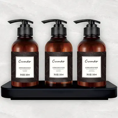FFH Shampoo, Duschgel und Spülung Set mit Weißem Tee und Ätherischem Öl für Hotels - 3