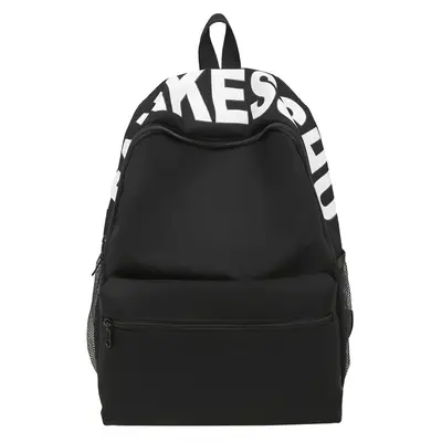 Women's Backpack with Printed Letter Pattern, Large Capacity School and Casual Backpack - 7
