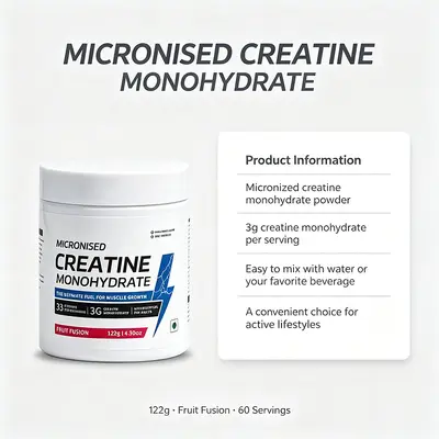 Creatine Monohydrate Powder with Zinc, Magnesium and Taurine, 122g - 3