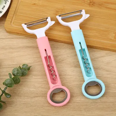 Household Peeler Kitchen Knife for Potatoes Vegetables Fruits Stainless Steel Multi-functional Peeler Scraper Apple Vegetable Paring Tool - 10