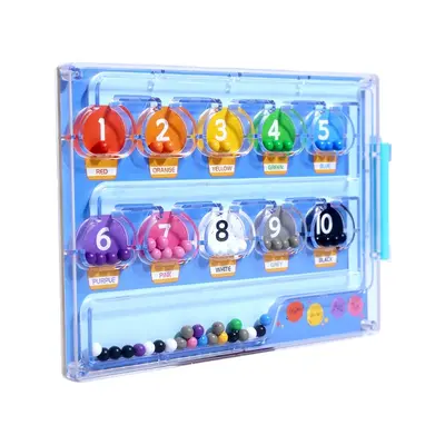 CE EN71 Certified Maze Magnetic Beads, 6-Color Matching Educational Toy