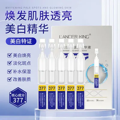 Niacinamide 377 beyazlatıcı serum, hyaluronik asit, leke giderici
