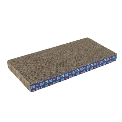 Large Straight Cat Scratcher, Corrugated Cardboard, Non-Shedding - 6