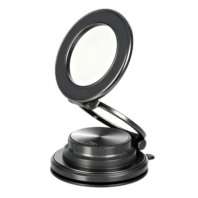 Magnetic Rotating Foldable Car Phone Holder with Vacuum Suction Cup - 9