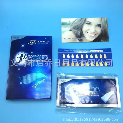 3D White Diş Beyazlatma Şeritleri, 7 Paket 14 Adet