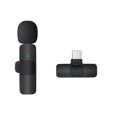 Q8 wireless lavalier microphone with noise reduction for video recording - 10