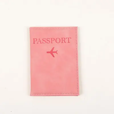 PU leather passport protective case, large capacity - 9