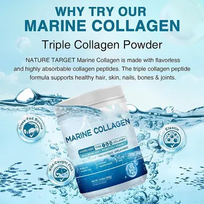 Stok hazır deniz kolajen tozu Marine collagen powder TK sınır ötesi kolajen peptidi